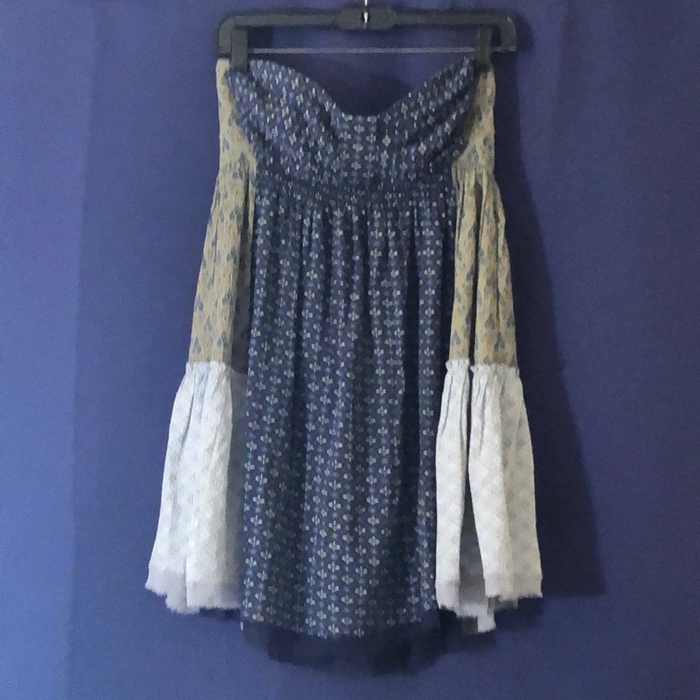 NWT Free People boho strapless dress